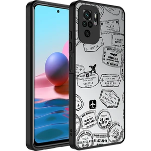 Xiaomi Redmi Note 10 Kılıf Aynalı Desenli Parlak Mirror Kapak