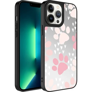 Apple iPhone 13 Pro Max Kılıf Aynalı Desenli Parlak Mirror Kapak