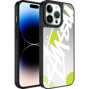 Apple iPhone 14 Pro Max Kılıf Aynalı Desenli Parlak Mirror Kapak