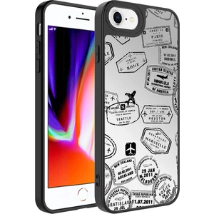Apple iPhone 7 Plus Kılıf Aynalı Desenli Parlak Mirror Kapak