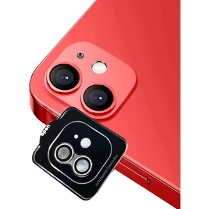 Apple iPhone 12 Safir Temperli Cam Kamera Lens Koruyucu - Gümüş