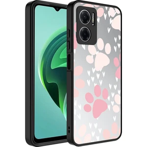 Kny Xiaomi Redmi Note 11E Kılıf Aynalı Desenli Parlak Mirror Kapak