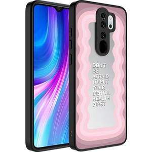 Kny Xiaomi Redmi Note 8 Pro Kılıf Aynalı Desenli Parlak Mirror Kapak