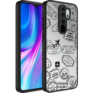 Kny Xiaomi Redmi Note 8 Pro Kılıf Aynalı Desenli Parlak Mirror Kapak