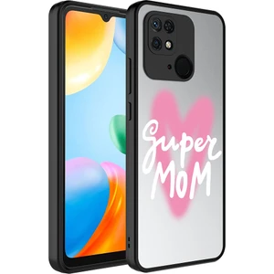 Kny Xiaomi Redmi 10C Kılıf Aynalı Desenli Parlak Mirror Kapak