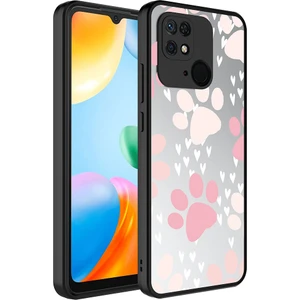 Kny Xiaomi Redmi 10C Kılıf Aynalı Desenli Parlak Mirror Kapak
