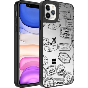 Kny Apple iPhone 11 Pro Max Kılıf Aynalı Desenli Parlak Mirror Kapak