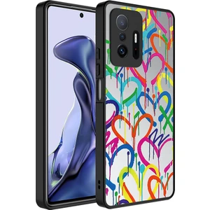 Kny Xiaomi Mi 11T Kılıf Aynalı Desenli Parlak Mirror Kapak