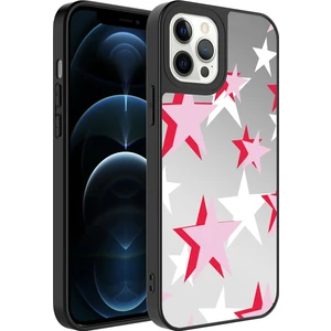 Kny Apple iPhone 12 Pro Max Kılıf Aynalı Desenli Parlak Mirror Kapak