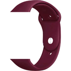Apple Watch Uyumlu 3 4 5 6 7 8 Se 38MM 40MM 41MM Silikon Kordon Kayış Soft Yapı Yumuşak Klasik Voyoklas