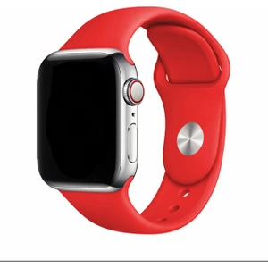 Apple Watch Uyumlu 3 4 5 6 7 8 Se 38MM 40MM 41MM Silikon Kordon Kayış Soft Yapı Yumuşak Klasik Voyoklas