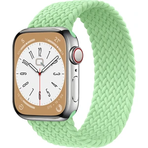 Solo Loop Örgü Kordon, Apple Watch Series SE/10/9/8/7/6/5/4/3/Ultra Uyumlu 49mm-46mm-45mm-44mm-42mm, Small, Fıstık Yeşili
