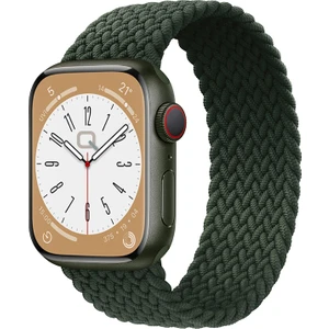 Solo Loop Örgü Kordon, Apple Watch Series SE/11/10/9/8/7/6/5/Ultra Uyumlu 49mm-46mm-45mm-44mm, Small, Sekoya Yeşili