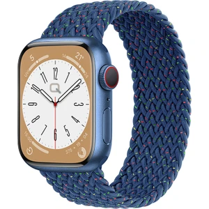 Solo Loop Örgü Kordon, Apple Watch Series SE/11/10/9/8/7/6/5/4/3 Uyumlu 42mm-41mm-40mm-38mm, Small, Blue Unity
