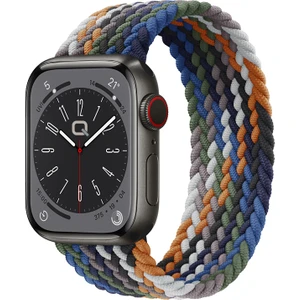 Solo Loop Örgü Kordon, Apple Watch Series SE/11/10/9/8/7/6/5/4/3 Uyumlu 42mm-41mm-40mm-38mm, Small, Denim