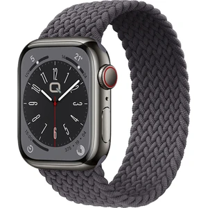 Solo Loop Örgü Kordon, Apple Watch Series SE/11/10/9/8/7/6/5/Ultra Uyumlu 49mm-46mm-45mm-44mm, Small, Duman Grisi
