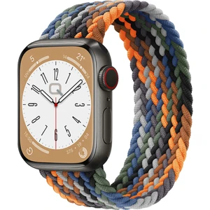 Solo Loop Örgü Kordon, Apple Watch Series SE/11/10/9/8/7/6/5/Ultra Uyumlu 49mm-46mm-45mm-44mm, Small, Kamujlaj