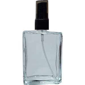 10 Adet 100 ml Boş Parfüm Şişesi Siyah Renk Sprey Valfli