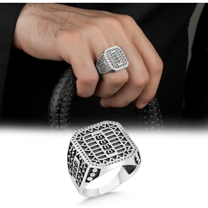 Argento Silver 925 Ayar Gümüş Erkek Yüzük