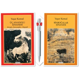 Üç Anadolu Efsanesi - Binboğalar Efsanesi, Yaşar Kemal 2 Kitap, Caprice B112 Kalem Hediye - Yaşar Kemal