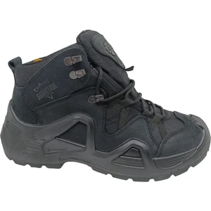 Deri Siyah Erkek Su Geçirmez Tactical Bot P1492NS