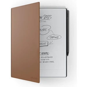 2 Digital Paper + Marker Plus Pen (Silgili) + Klavyeli Kahverengi Kılıf