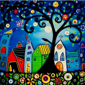 Ozan Tuhafiye Hı Stone 5d Elmas Boncuk Taş Işleme Mozaik Goblen Kit 30X30CM MS24570