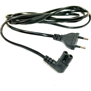 1.5 Metre L Uçlu Teyp Fişi C7 Power Güç Kablosu 1.5m 2x0.75 Enerji Kablosu 2 Pinli Power Cord