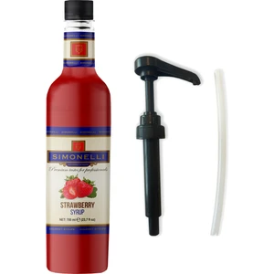Kahve Şurubu Çilek Aromalı 70 cl + Pompa