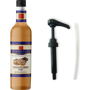 Kahve ve Kokteyl Şurubu Çikolatalı Kurabiye Aromalı 700 ml + Pompa