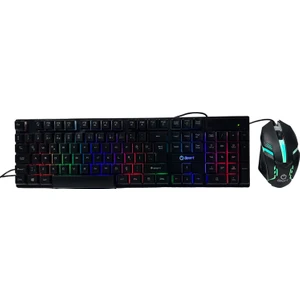 Qpart GM14 Oyuncu Klavye & Mouse Set