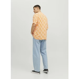 Jack & Jones Normal Turuncu Erkek Gömlek 12241163_JORGALLERY Resort Shırt Ss