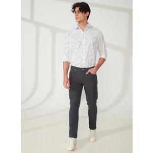 Lee Cooper Jagger Normal Bel Dar Kesim Düz Paça Gri Erkek Pantolon