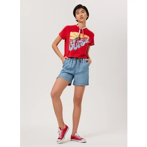 Lee Cooper Yüksek Bel Regular Fit Kadın Denim Şort 232 Lcf 121027 Nancy 2 Denım