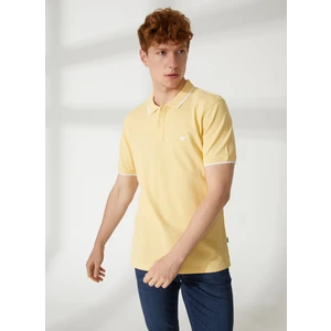 Polo Yaka Sarı Erkek T-Shirt W7BHK4XCU_POLO Yaka T-Shirt