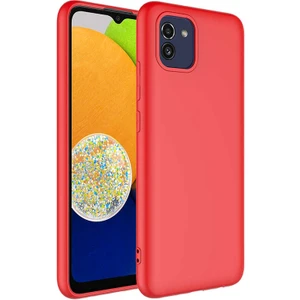 Samsung Galaxy A03 Kılıf Özel Lansman Serisi, Içi Kadife, Pürüzsüz Yumuşak ve Mat Tpu Silikon