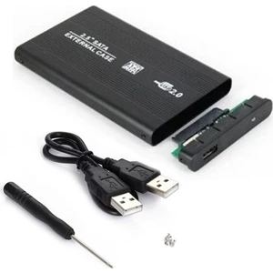 NTC-634 USB 2.0 2.5" Harddisk Kutusu Siyah