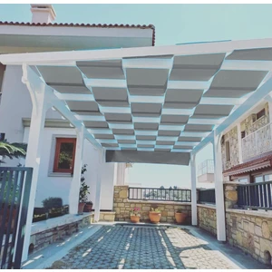 Size Ne Lazım Antrasit Su Geçirmez Oxford Kumaş Dekoratif Gölgelik 0.5m x 3m