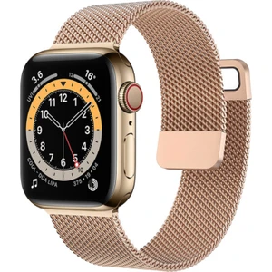 Apple Watch 3 4 5 6 7 8 Se Ulltra 49MM 45MM 44MM 42MM Kordon Hasır Metal Kayış Hpy-01 Voyometal
