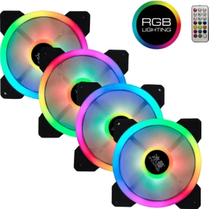X120 Rgb Kasa Fanı 120MM x 4 Fan + Kontrolcü + Kumanda