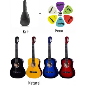 3M Music Klasik Gitar 3/4 ve 4/4 Boy Klasik Gitar Seti Junior Boy ve Tam Boy Gitar