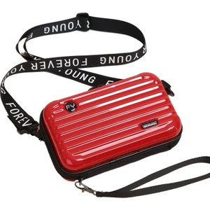 Mini Bavul, Küçük Çanta, Kozmetik Çantası, Cep Telefonu Çantası, Kadın Messenger Omuz, Kişilik Kare Seyahat Messenger Omuz Çantası (Yurt Dışından)