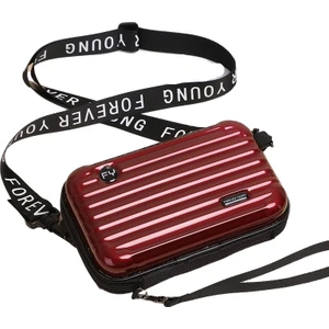 Mini Bavul, Küçük Çanta, Kozmetik Çantası, Cep Telefonu Çantası, Kadın Messenger Omuz, Kişilik Kare Seyahat Messenger Omuz Çantası (Yurt Dışından)