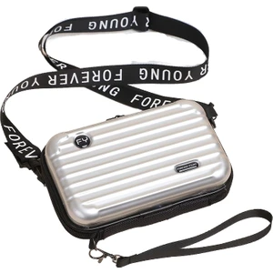 Mini Bavul, Küçük Çanta, Kozmetik Çantası, Cep Telefonu Çantası, Kadın Messenger Omuz, Kişilik Kare Seyahat Messenger Omuz Çantası (Yurt Dışından)