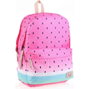 Layer Pembe Yeşil Karpuz Okul ve Günlük Sırt Çantası - Watermelon- Kız