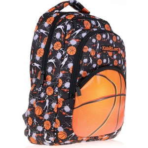 Kids&love Erkek Çocuk Turuncu Basketbol Ilkokul Okul Sırt Çantası