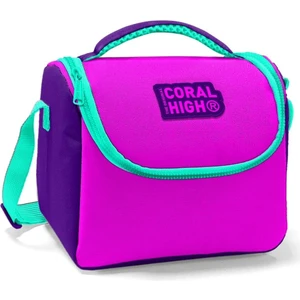 Coral High Mor Pembe Kız Çocuk Okul ve Günlük Beslenme Çantası - Isı Yalıtımlı