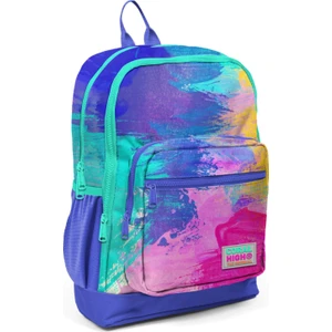 Coral High Renkli Fırça Darbeleri Ilkokul ve Günlük Sırt Çantası - Kız Çocuk - USB Soketli