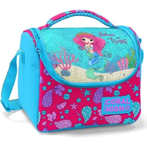 Coral High Kız Çocuk Mavi Kırmızı Denizkızı Okul Beslenme Çantası - Thermo Yalıtımlı