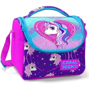Coral High Mor Pembe Pegasus Kız Çocuk Okul Beslenme Çantası